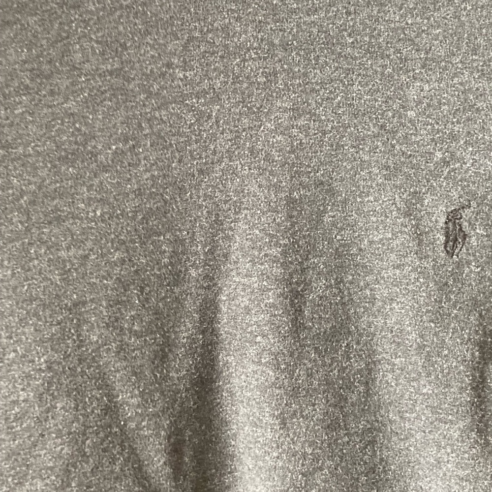 Polo Ralph Lauren Top Womens L Large Gray Turtleneck Long Sleeve Stretch - Picture 7 of 11